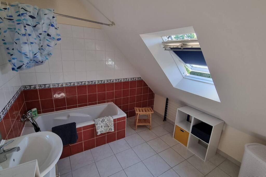 Maison De Famille Situee A Saint-Molf. Zewnętrze zdjęcie